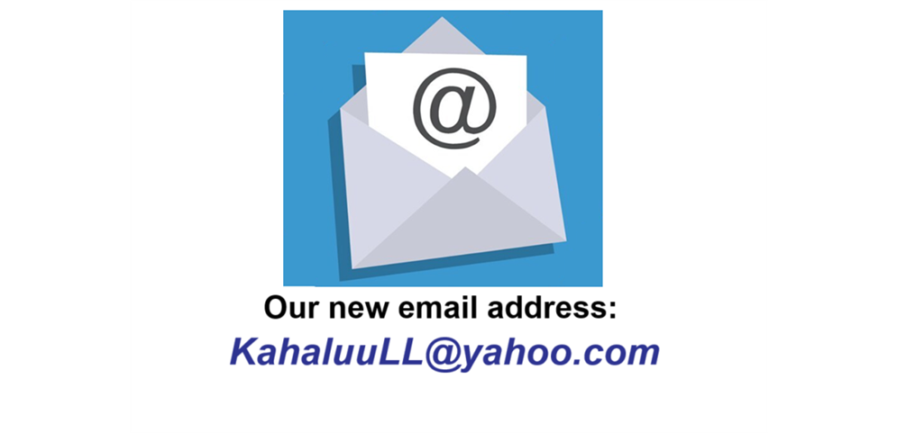 Our New Email Address